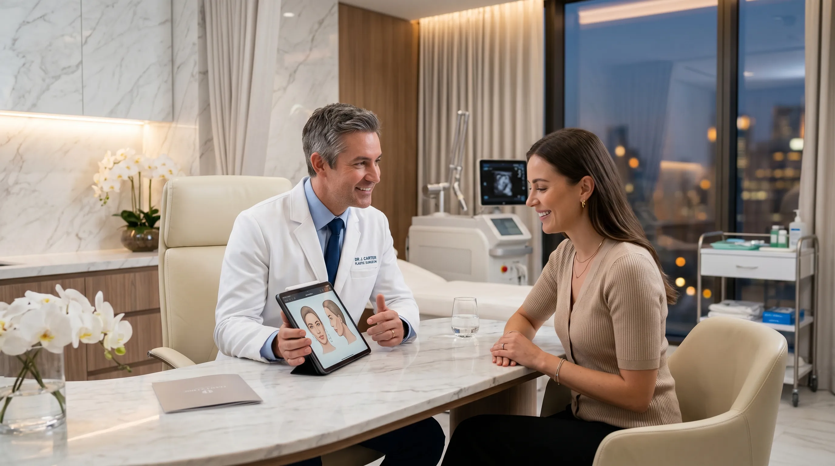 Dr. Forrest Toca, MD conducting examination